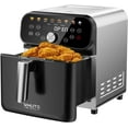 Air Fryer, 5.8QT Air Fryer Oven with LED Digital Touchscreen, 12 Preset