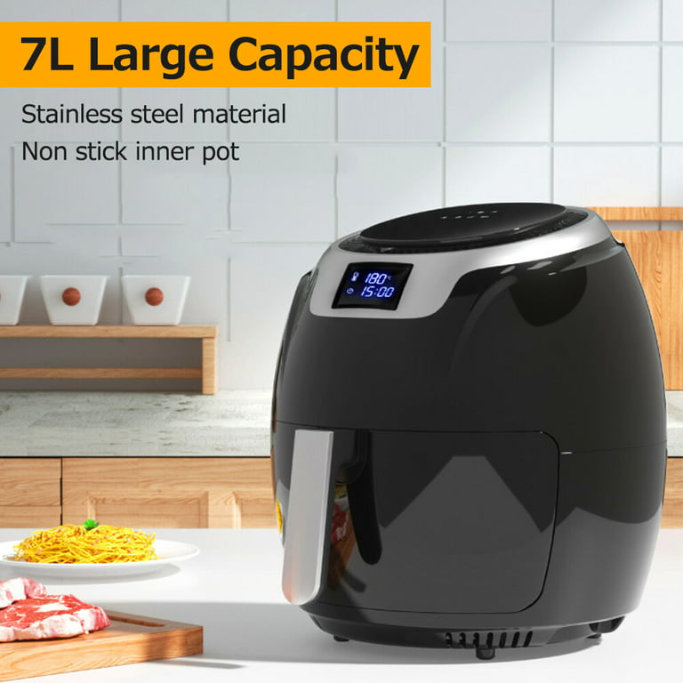 Air Fryer 7L Large Capacity Household Non Stick Pan Smart Touch Screen  1800W High Power can be Intelligently Timed without Oil Frying 