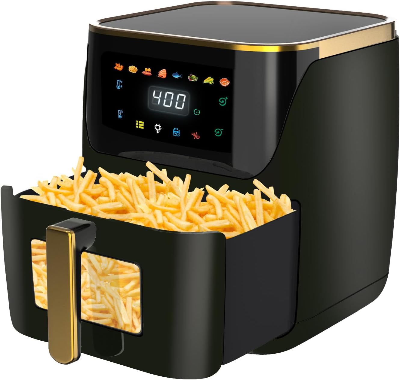 Air Fryer, 8.5Qt Large Family Size, 8in1 Function Digital Touch