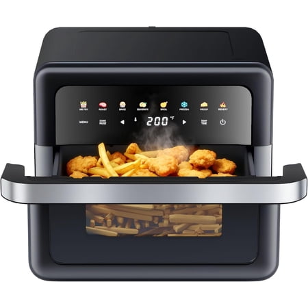 Air Fryer 8 QT Large Capacity, 8-in-1 Digital Air Fryer Oven with Rapid Air Circulation, Control, Nonstick Basket, 400?F Max, Oil-Free Cooking for Kitchen
