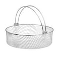 thumbnail image 1 of Air Fryer Accessories - Breathable Mesh Basket for Even Cooking & Crisping, Dishwasher Safe, 304 Stainless Steel, 1 of 9