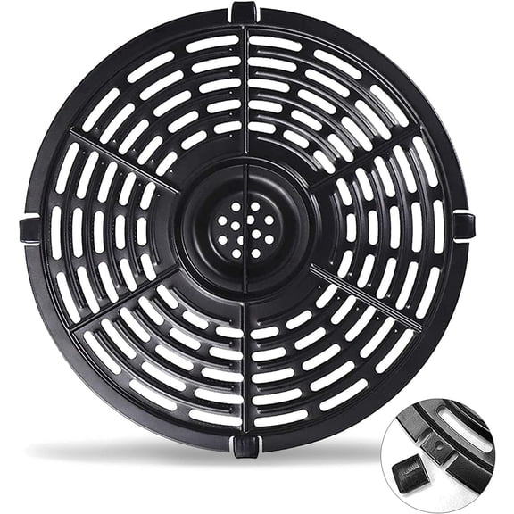 Air Fryer Grill Pan, 7.87'' Accessories Rack Replacement Parts Grill Tray for Chefman 3.6QT Ultrean 4.2QT Power XL 4QT EmerilLagasse 4QT Instant Pot Duo Crisp Air Fryer
