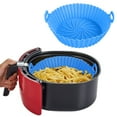 thumbnail image 1 of Air Fryer Basket | Foldable Fryer Tray for Cooking and Baking | Non-Stick Oven Accessory | Fits 7.1 Inch Air Fryers | Dishwasher Safe Kitchen Organizer for Home Use, 1 of 7