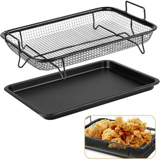 https://i5.walmartimages.com/seo/Air-Fryer-Basket-Oven-Stainless-Steel-Oven-Crisping-Tray-Set-12-8-x-9-6-Inch-Rack-Non-Stick-Healthy-Cooking-Black_253e92b4-380b-4201-966e-222f21115063.a2ddd4dbc2b8f7ea968249d6b9056b15.jpeg?odnHeight=320&odnWidth=320&odnBg=FFFFFF