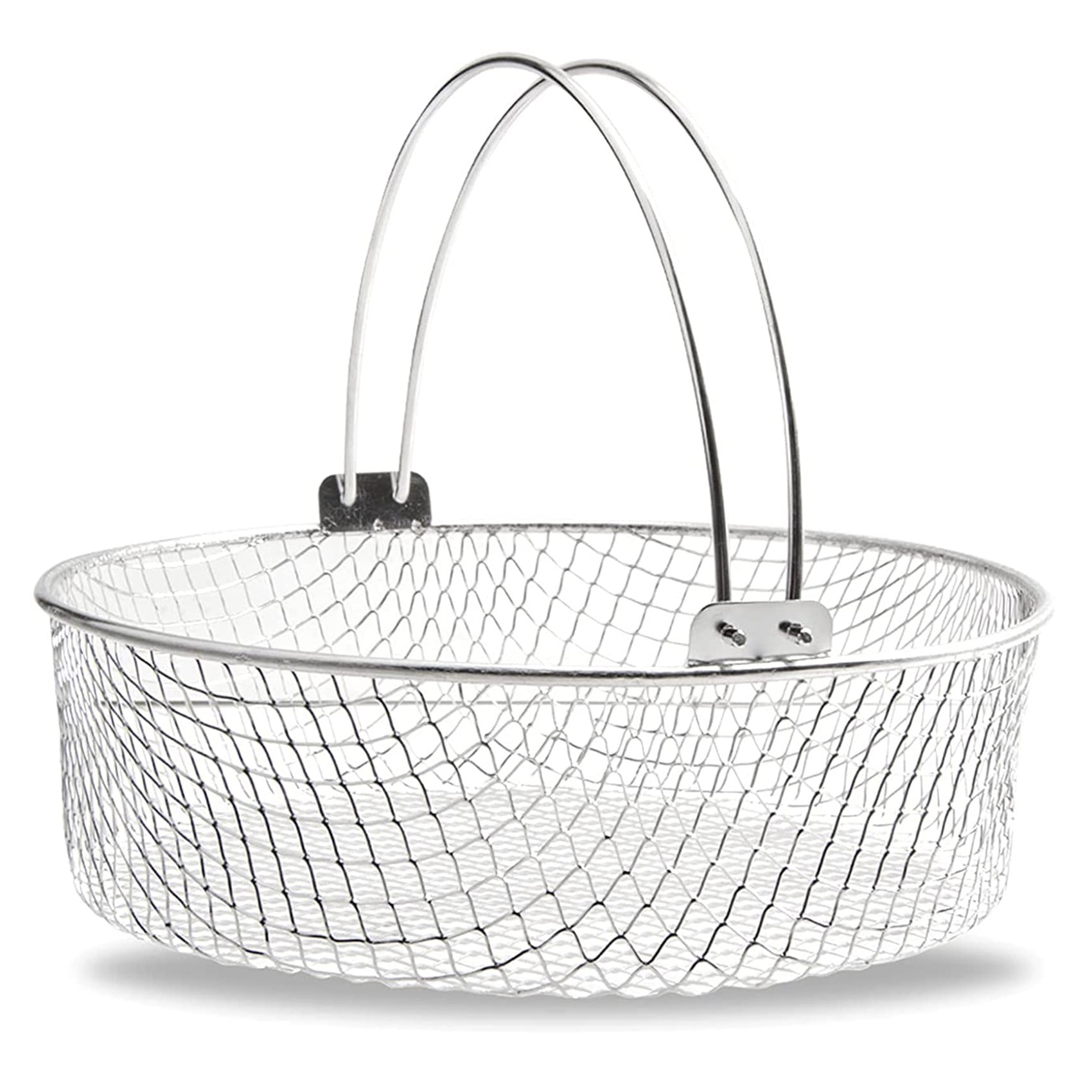 Air Fryer Basket,Steamer Basket,304 Stainless Steel Mesh Basket for Fryer,Air Accessory 8 Inch