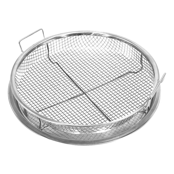 Air Fryer Basket for Bacon/Chicken Stainless SteelsCrisper Barbecue Grill Holder