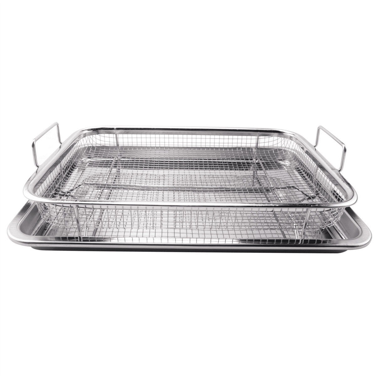  Gotham Steel Air Fryer Basket for Oven, 2 Piece Nonstick Air  Fryer Tray + Basket, Copper Crisper Tray, Air Fryer Pan for Oven Great for  Baking & Crisping Foods, Dishwasher Safe –