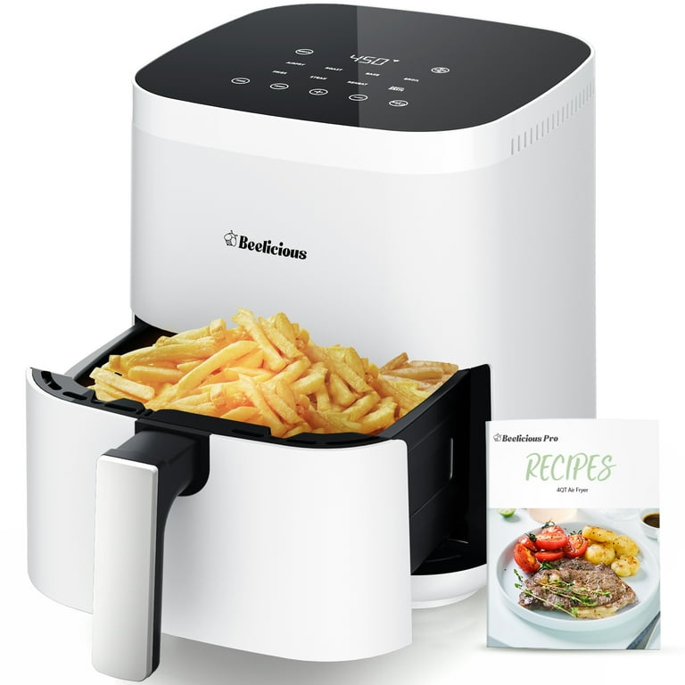 Beelicious Pro 4 qt Air Fryer C White Nonstick