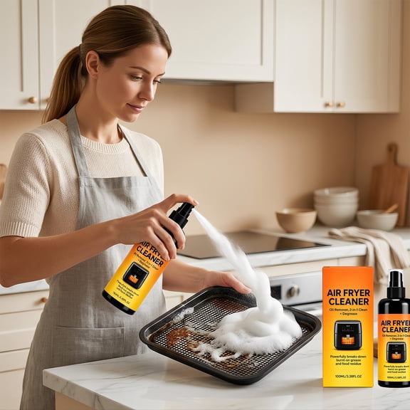 Air Fryer Cleaner Foam Degreaser Spray For Kitchen Cooking Appliance Cleaning