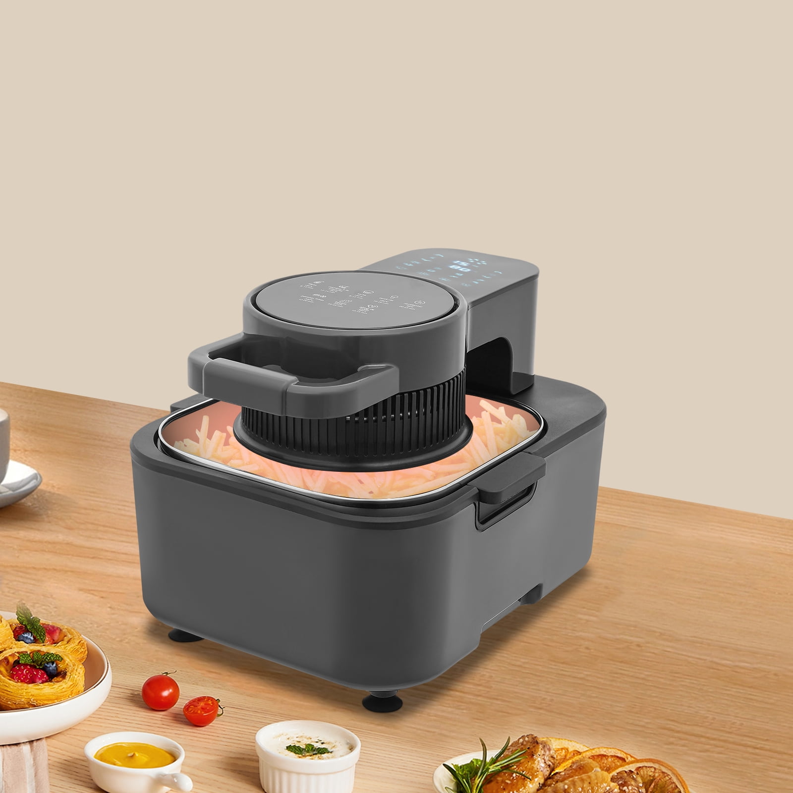 Air Fryer, Digital Air Fryer, Air Fryer with Temp & Timer Control ...