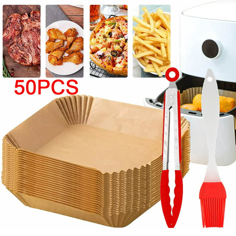Large Air Fryer Liners, Disposable Paper Pans, Non-stick Air Frying Pan  Paper Liner, Air Frying Pan Oil-proof Baking Paper, Oven Use Food-grade  Paper Air Frying Pan Baking Microwave Frying Pan - Temu
