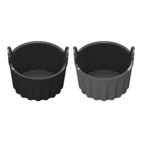 Air Fryer Egg Moulds, 2Pack Silicone Ramekins for Air Fryer