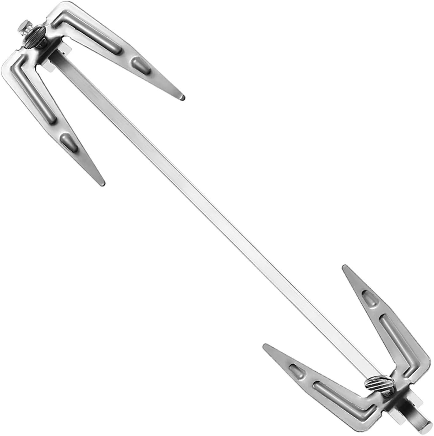 Air Fryer Fork Stainless Rotisserie Spit Rod Steel Grill Rotisserie Forks Metal Roast Chicken Pork Beef Fork Grill Rotisseries for BBQ Home Kitchen Outdoor 25cm