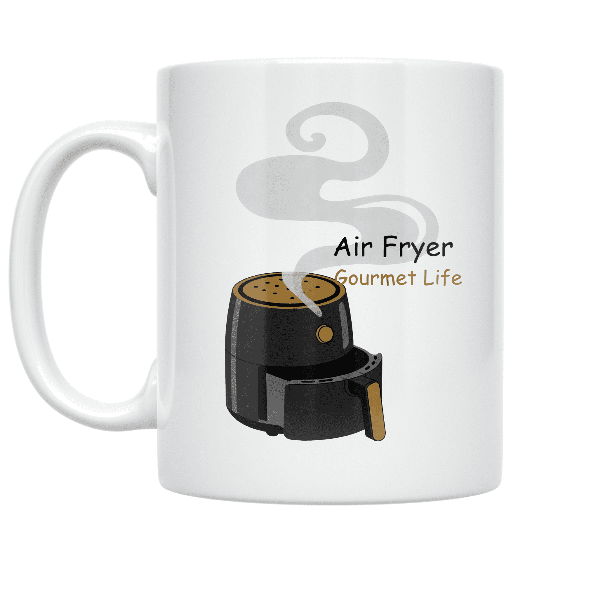 Air Fryer Gourmet Life - Cooking Enthusiast - 11 oz Ceramic Coffee Mug ...