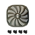 thumbnail image 1 of Air Fryer Grill Pan for Instant Pot Compatible with GAF798 Air Fryer, Accessories Replacement Tray Rack Parts Grill Plate Crisper Plate, Dishwasher Safe, 1 of 9