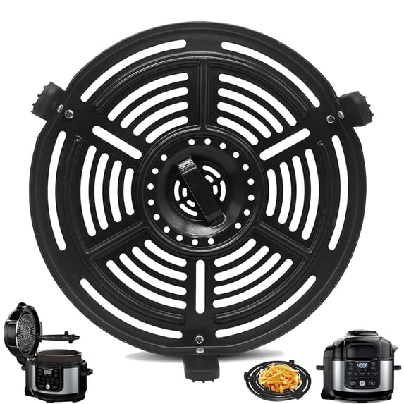 GCQ Air fryer Accessories for Ninja FD302 6.5 Qt FD101 5 Qt Pressure Cooker Air Fryer, Air Fryer Grill Pan Replacement Parts Tray Rack for Ninja OP302 OP305 OS301 FD305 Air Fryer