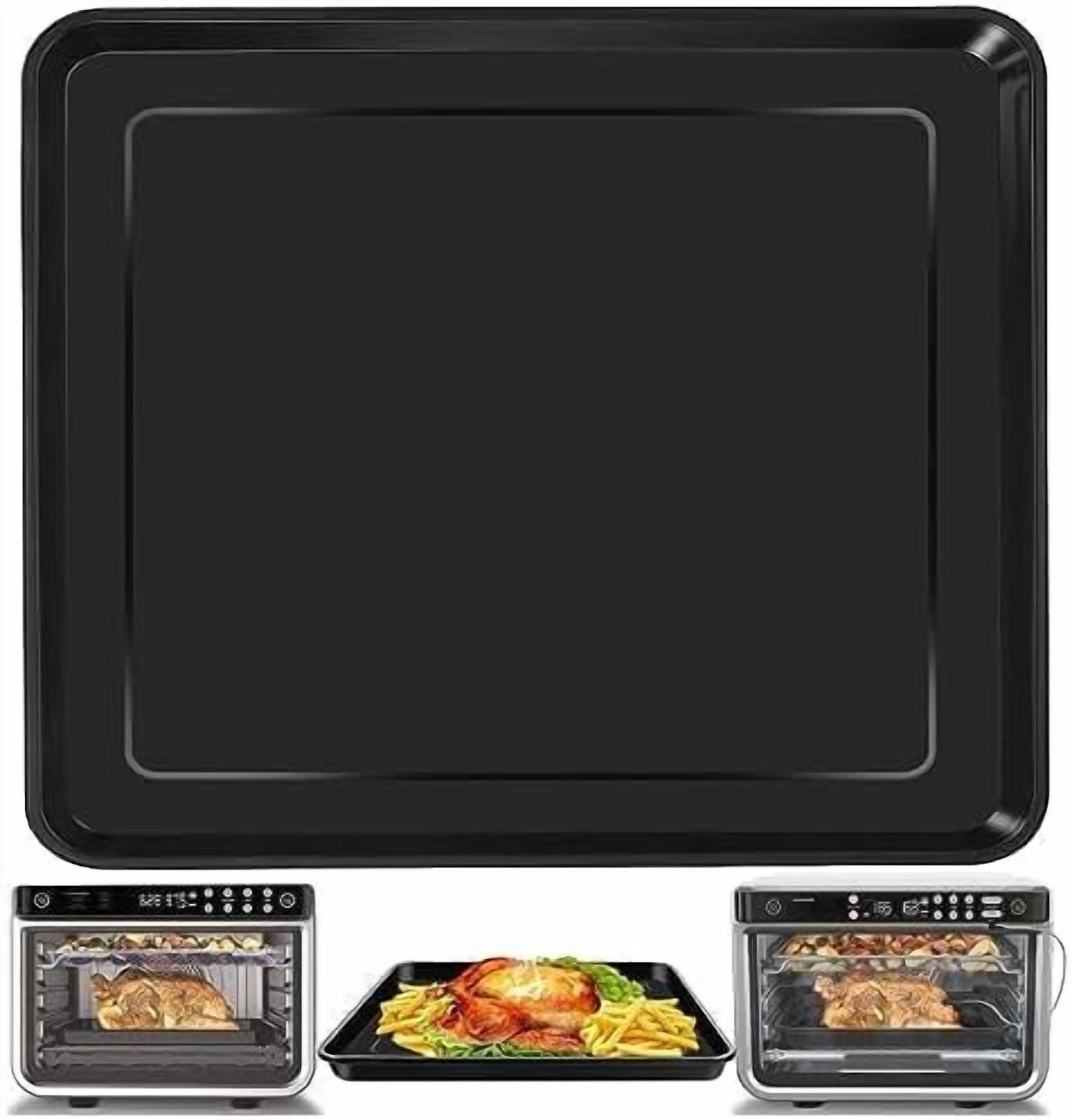 Air Fryer Grill Pan for Ninja Foodi DT251 DT201 DT200 Digital Countertop Oven, 13.6 * 11.6'' Air Fryer Grill Plate Crisper Plate Rack Accessories Replacement Parts Tray,Dishwasher Safe