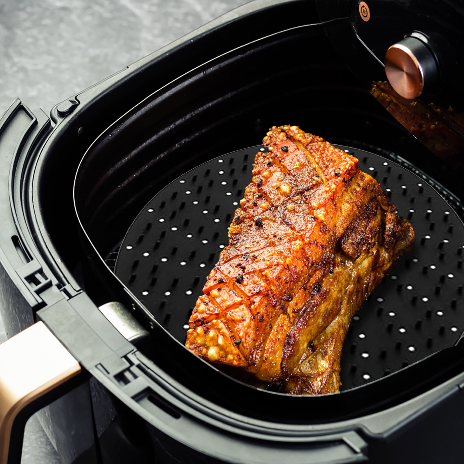 Air Fryer Inserts Air Fryer Accessories Raised Silicone Non Stick Silicone Air Fryer Mats Air