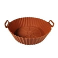 thumbnail image 1 of Air Fryer Liner Silicone Reusable Non Stick Heat Resistant Basket Mat Easy Clean Oil Proof Insert, Durable Cooking Protection Design, For Air Fryer Oven Kitchen Baking Home Meal Prep Use, 1 of 4