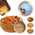 thumbnail image 1 of Air Fryer Liners, 120PCS Air Fryer Disposable Paper Liner, for Air Fryer, Oil-Proof, Water-Proof, Food Grade Parchment, Air Fryer Paper(6.3in), 1 of 5