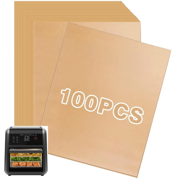 Air Fryer Liners Disposable,100PCS Parchment Paper Sheets Compatible with Emeril Lagasse 26 QT Extra Large Air Fryer, Air Fryer Accessories for Emeril French Door 360