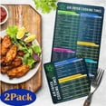 thumbnail image 1 of Air Fryer Magnetic Cheat Sheet Set, Air Fryer Accessories Cook Times, Airfryer Accessory Magnet Sheet Quick Reference Guide for Cooking and Frying, 1 of 6