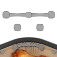 thumbnail image 1 of Air Fryer Magnets Silicone Buckle for Parchment Paper Liners, High-Temp Resistant Air Fryer Accessories, Prevent Burning, Safely Lock Paper from Heating Element or Covering Food（Square style）, 1 of 9