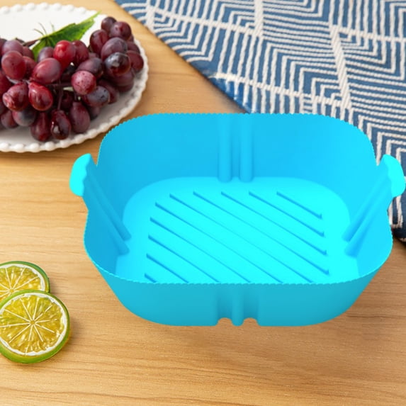 Air Fryer Nonstick Flexible Baking Pan, Heat Tolerant Oven Tray for Cooking, Easy Clean Kitchen Accessories