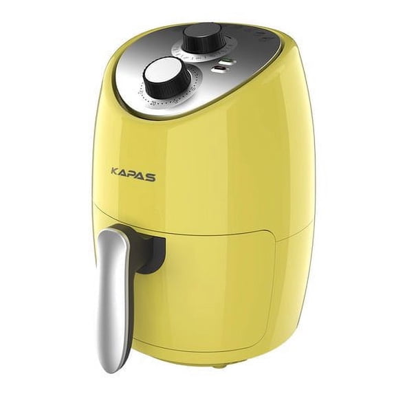 Air Fryer Oven Cooker with Knob or Digital Control Options, 2.2 QT Capacity, 3 Colours, Pink,Yellow, Turquoise