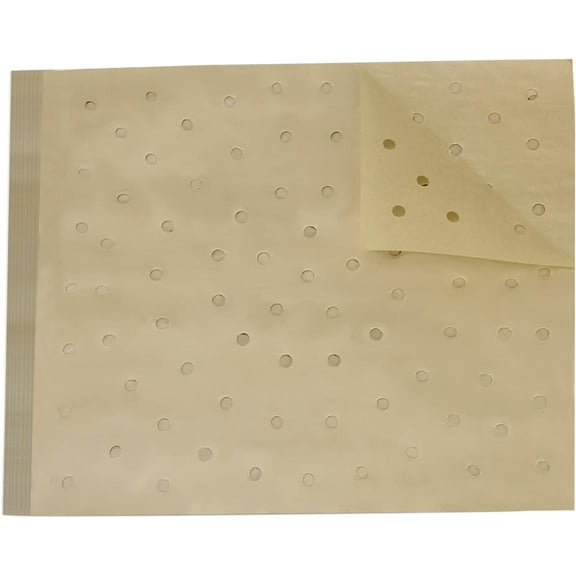 Air Fryer Oven Liners, 11.5 x 10 inches Non-Stick Parchment Paper Liners for Toaster, Ovens, Dehydrators, XL Air Fryer-100 Pcs (Brown)