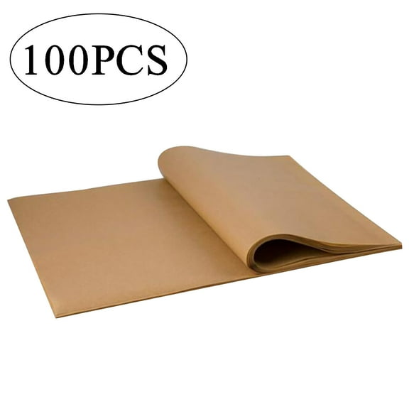 Air Fryer Paper Liners, 100Pcs Round Air Fryer Nonstick Steamer Pad, Baking Paper for Air Fryer Oil-proof, Water-proof, Food Grade Parchment for Baking Roasting Microwave