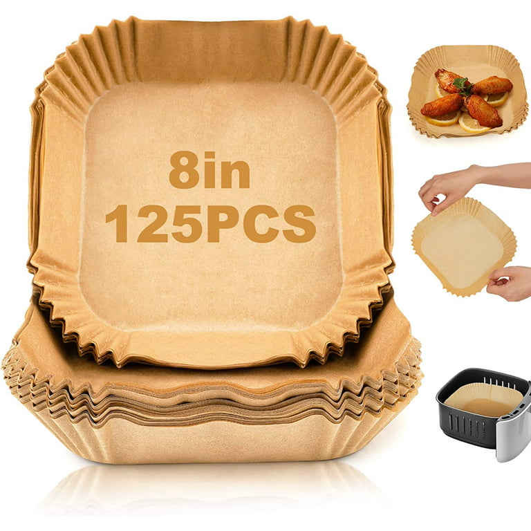 https://i5.walmartimages.com/seo/Air-Fryer-Paper-Liners-125Pcs-Parchment-Paper-Air-Fryer-Disposable-Paper-Liner-for-Microwave-Non-Stick-Air-Fryer-Liners-Square-Free-of-Bleach-8IN_23489465-9e3d-40b3-af96-fd97e9b08e48.698aae787738b6d778a0ce93970fac65.jpeg?odnHeight=768&odnWidth=768&odnBg=FFFFFF