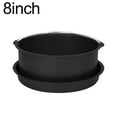thumbnail image 1 of Air Fryer Pizza Pans Set 6" 7" 8" 9" Sizes with Handheld Cake Basket Compatible Baking Accessories, 1 of 9