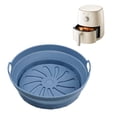 thumbnail image 1 of Air Fryer Pot Liners, Reusable Silicone Basket Liner, 8.2 Inch Parchment Replacement, Non-Stick Even Cooking, Dishwasher Safe, 450°F Heat Resistant, 1 of 6