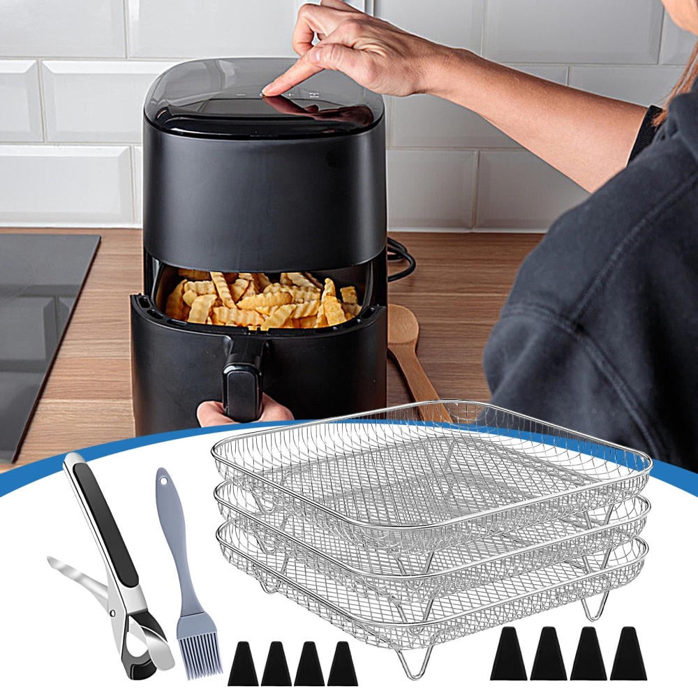 Air Fryer Rack 8 Inches Air Fryer Wire Rack Non-Stick Stainless 13 ...