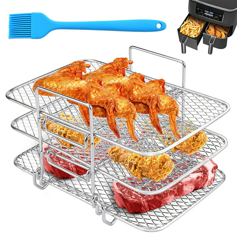https://i5.walmartimages.com/seo/Air-Fryer-Rack-Compatible-Ninja-Foodi-Dual-Dehydrator-Stand-304-Stainless-Steel-3-Layer-Holder-Tray-3-Stackable-Sheets-Square-Pan_5da43762-4c95-429c-be14-135732e354c5.47e671297a48f69b86495da38604d031.jpeg?odnHeight=768&odnWidth=768&odnBg=FFFFFF