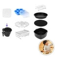 Air Fryer Rack Stainless Steel Double Basket Grill Accessories