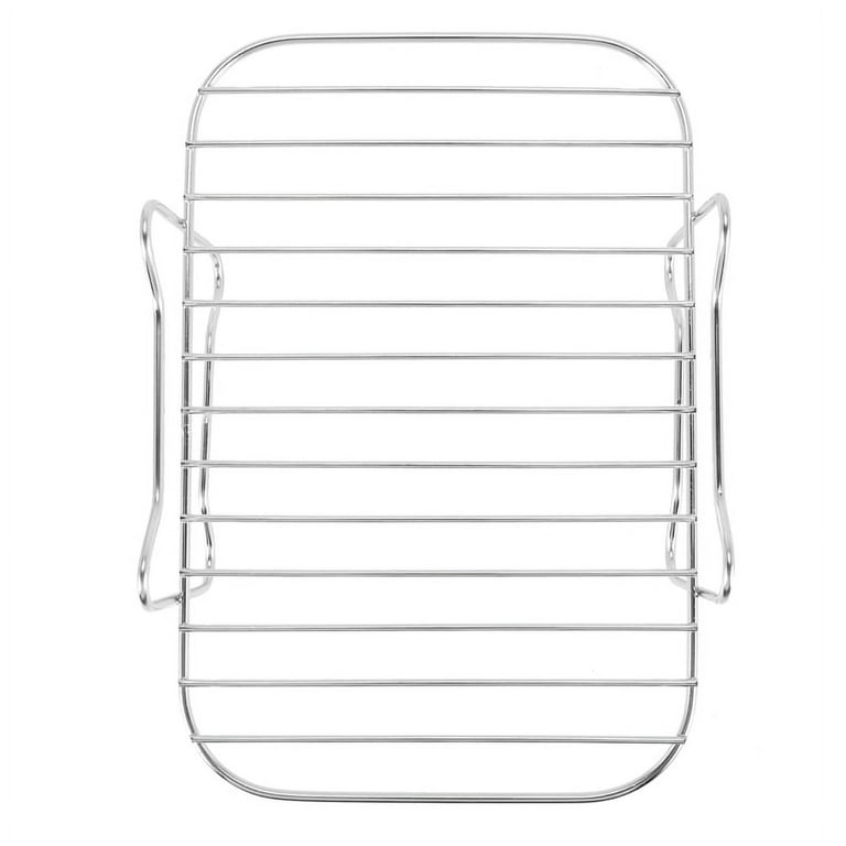  Air Fryer Rack for Ninja Foodi Air Fryer, 304 Stainless Steel  Three Stackable Dehydrator Rack Toast Rack Stand Accessories for Ninja DZ201  DZ401 Dual Air Fryer : Home & Kitchen