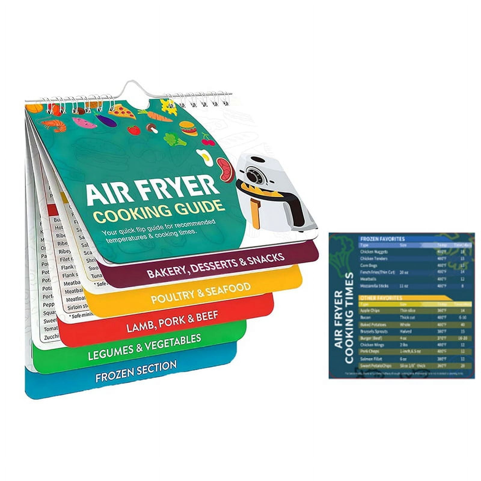 Air Fryer Recipe Book,Air Fryer Cooking Guide,Magnetic Air Fryer Recipe