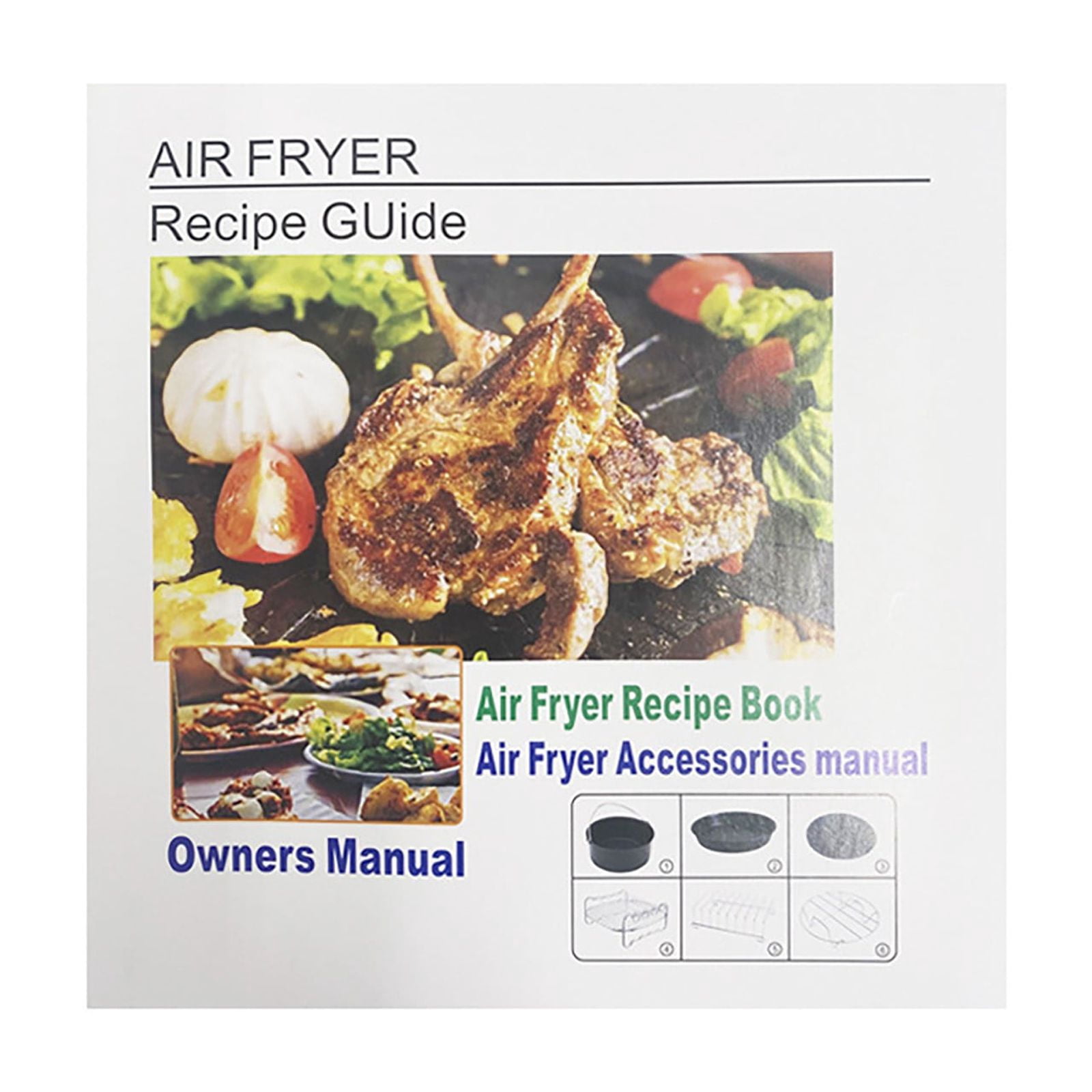 Air Fryer Recipe Book Delicious Meals Without Oil 10+ Recipes for