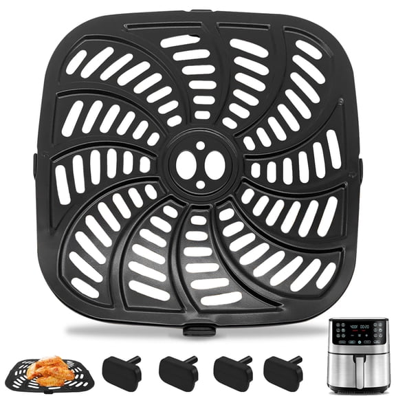 GCQ Air Fryer Replacement Tray for Gourmia GAF838 Air Fryer, Nonstick 9.8''*9.8'' Air Fryer Replacement Parts Grill Pan Plate Crisper Plate