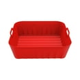 thumbnail image 1 of Air Fryer Silicone Baking Mat Reusable Non Stick Oven Safe Liner For Air Fryers And Microwaves Heat Resistant Up To 450°F Easy Clean Dishwasher Safe Cooking Accessory For Healthy Frying, 1 of 7