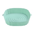 thumbnail image 1 of Air Fryer Silicone Liner Reusable Baking Pot Mat with Heat Resistant Non-Stick Surface Flexible Multishape Silicone Tray for Kitchen Oven Toaster Oven Cookware Accessory, 1 of 6