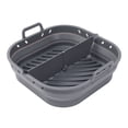 thumbnail image 1 of Air Fryer Silicone Plate Square Reusable Air Fryer Cooking Accessories Foldable 8.5in Airfryer Tool Bakin, 1 of 7