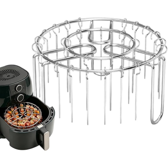 Air Fryer Skewer Rack,Slot Vertical Stainless Steel Heat Resistant ...