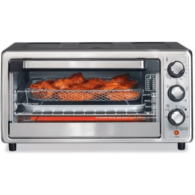Air Fryer Toaster Oven Black