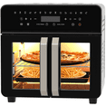 thumbnail image 1 of Air Fryer Toaster Oven Combo, 24 QT Fench Door Countertop Toaster Oven, 360 Degree Air Flow, 15 Cooking Functions, Digital Controls, 13 Accessories Included, Non-toxic Food Grade Stainless Steel, 1 of 9