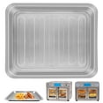 thumbnail image 1 of Air Fryer Tray for Dual Zone 360 Air Fryer Oven 25 QT Extra Large, 14''×12'' Stainless Steel Air Fryer Accessories Grill Pan Grill Plate Crisper Plate Replacement Parts Rack, 1 of 8