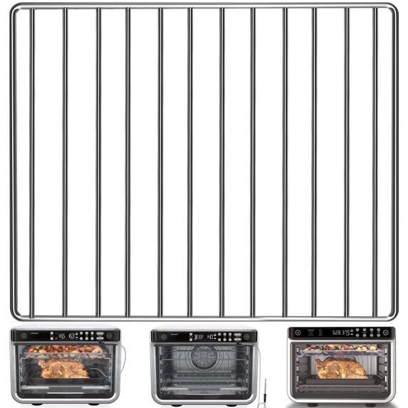 Air Fryer Wire Rack for Ninja Foodi 10 in 1 DT201 DT251 Toaster Oven, Air Fryer Accessories Grill Rack Baking Rack for Typhur Sync Oven 12 in 1 27QT