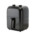 thumbnail image 1 of Air Fryer with 3.5 Qt Basket, Compact Hot Air Cooker for Small Kitchens, Black Countertop, 1 of 10